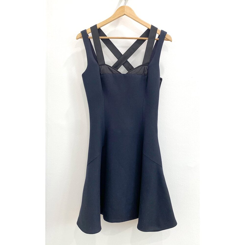 Opening Ceremony Navy Cross-Back Fit & Flare Dress – Size XS
